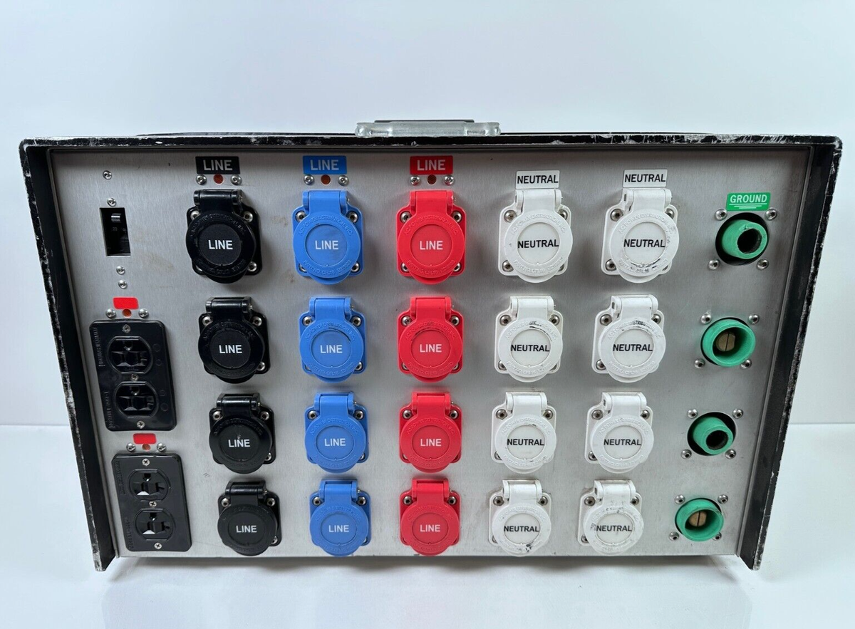 AC Power SST 2400A 2x6 Camlock Spider Indoor Rated w/ Std. Recepts