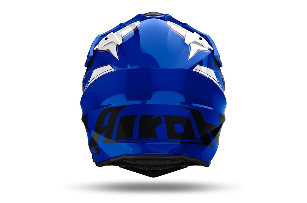 AIROH COMMANDER 2 Motorradhelm - Blue Gloss M ECE 22-06