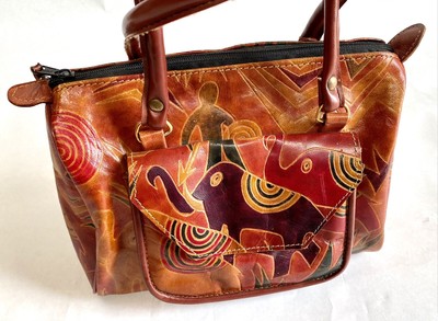 leather elephant purse