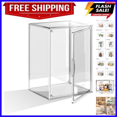 Clear Acrylic Display Case, Large Stackable Storage Bins Magnetic Attraction ...
