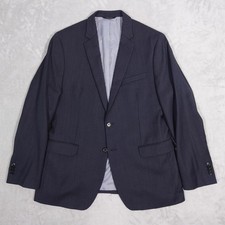 Banana Republic Marzotto Blazer Mens 42 R Slim Fit Wool Birdseye Italian Fabric