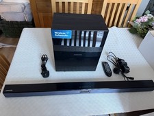 Samsung HW-J450 Sound Bar & Wireless Subwoofer - Used Good Condition Black