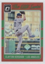 2017 Panini Donruss Optic The Elite Series Red Prizm 3/99 Clayton Kershaw ex0