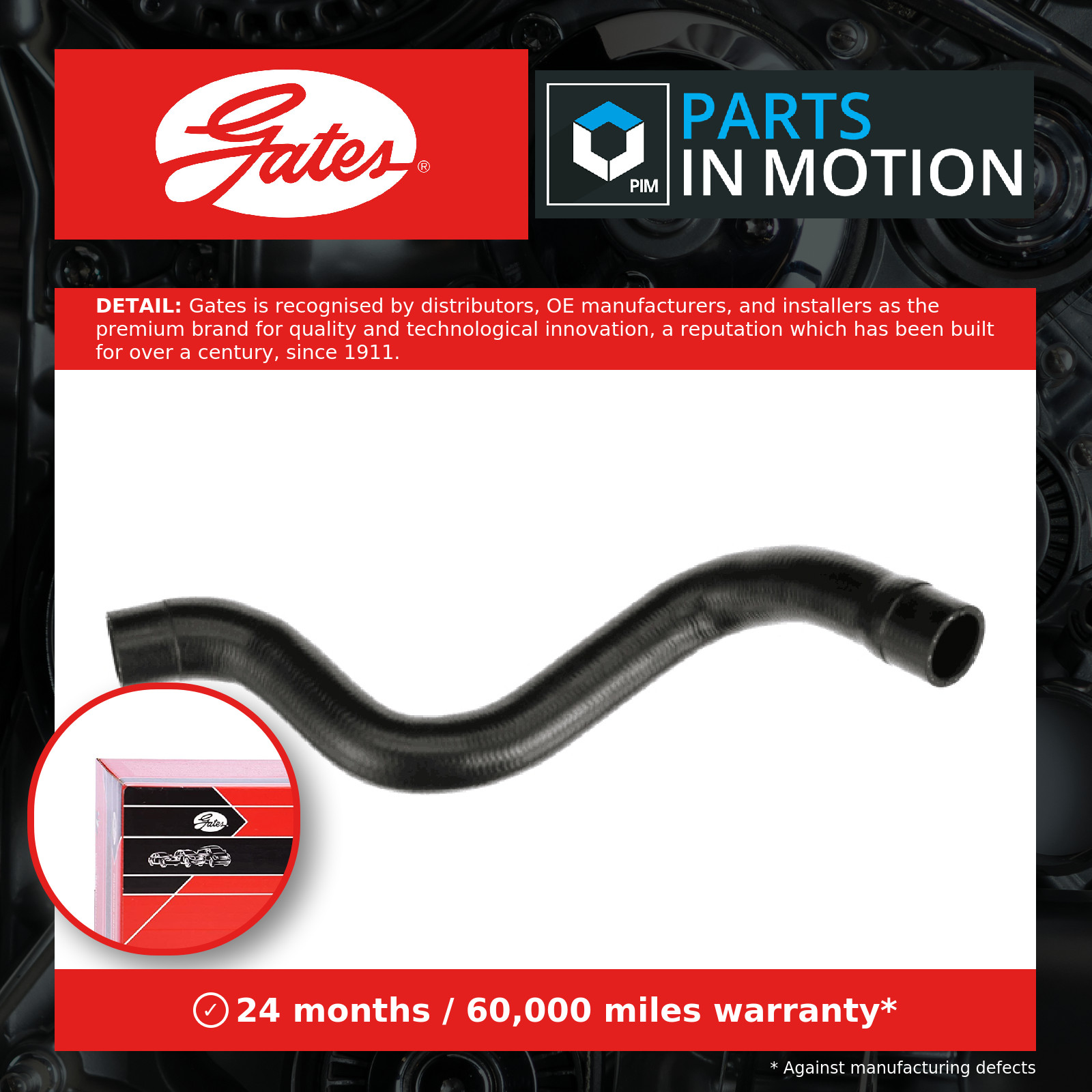 Cooling system hose EPDM (ethylene propylene diene Monomer (M-class) rubber) - Image 3