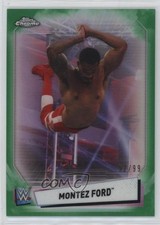 2021 Topps Chrome WWE Green Refractor /99 Montez Ford #60 1l1g