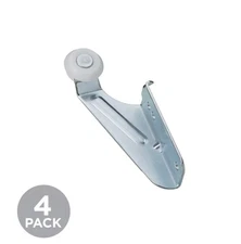 Reliabuilt D7141W-ZP Zinc Left-hand Roller Bracket For Monorail Drawer Slide 4Pk