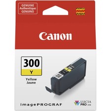 Canon PFI-300 14.4ml Ink Tank for imagePROGRAF PRO-300 Printer, Yellow