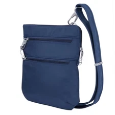Travelon RFID Anti-TheftSlim Double Zip Crossbody