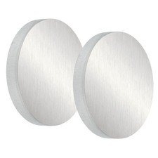 6061 Aluminum Disc, 2Pcs 3.9x5/9" Round Flat Plain Aluminum Plate