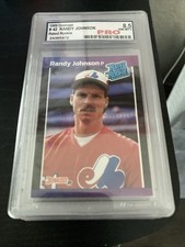 1989 Donruss Randy Johnson Rated Rookie #42 Pro 8.5