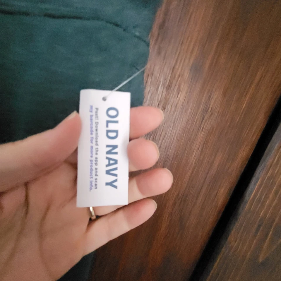 New Girls Green Sweatpants Sz M 8 By Old Navy Drawstring - Image 3 of 4