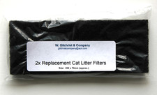 Cat Litter Box Filters. Premium Odour Absorbing Carbon. Choice of Filter Sizes.