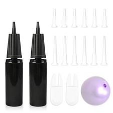 2-Pack Exercise Ball Pump Kit - Hand Air Pump with Plug Removers Plugs -