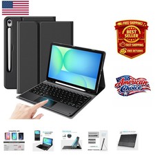 Adjustable Keyboard Folio Case with Pencil Holder for Galaxy Tab S9/S10 Series