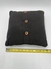 Harley-Davidson Black Faux Leather Throw Pillow Bar & Shield Logo 12” — photo 5