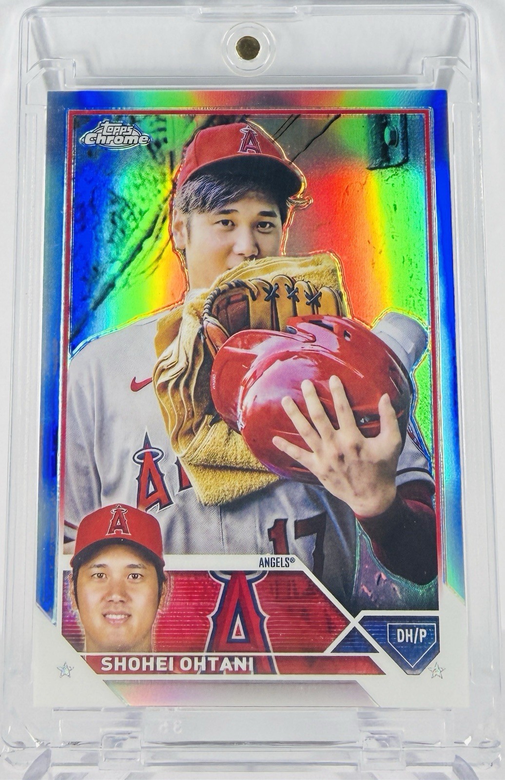 Shohei Ohtani 2023 Topps Chrome #17 SP Variation (Holding Towel