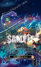 One Piece Extended Art for BGS Slab- Portgas D. Ace SP OP13 ART ONLY