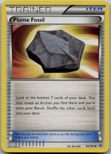 Plume Fossil 93/101 Uncommon Noble Victories LP Pokemon Card
