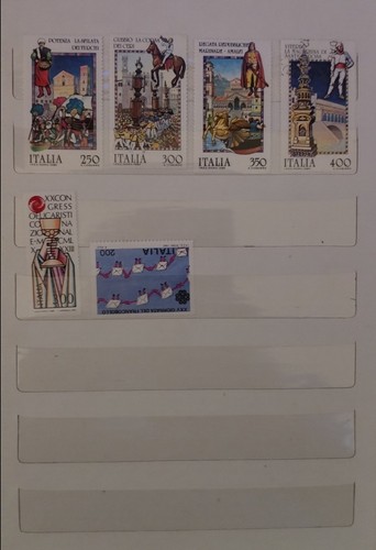 Collezione Di 200 Francobolli Regno E Repubblica italiana Tutti Diversi - Foto 13 di 13