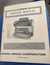 Conn Organ Service Manual Model 651 Style 1 Type 1 Theatre M2