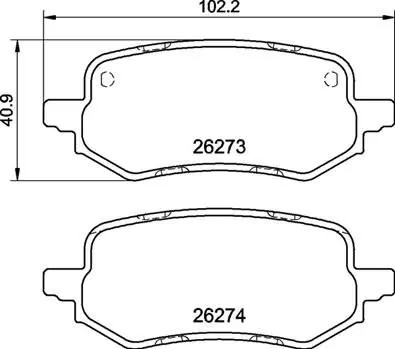 Für BREMBO KLOCKI SZCZEKI CYLINDERKI P 24 237 BRAKE PADS REAR - Bild 2