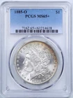 1885-O $1 Morgan Silver Dollar MS65+ PCGS 61214618
