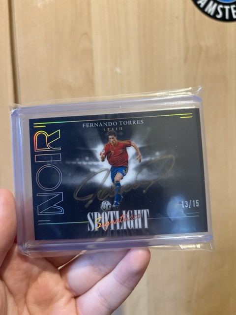 2024/25 Panini Noir Fernando Torres Spotlight Signatures Auto 13/15 Spain