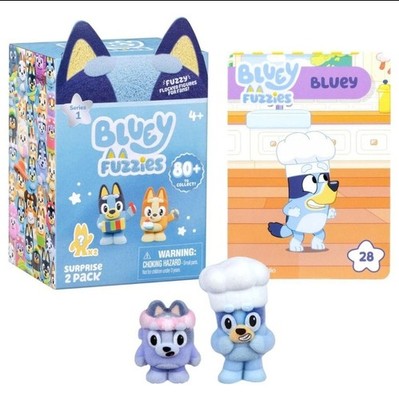 Bluey Fuzzies Surprise 2 Pack Figur Serie 1 