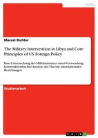 Marcel Richter | The Military Intervention In Libya And Core Principles Of Us...