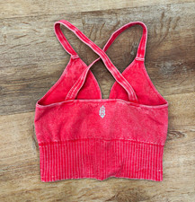 Free People Movement Tank Top Pink Seamless Crossback Pullover XS/S