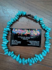 Turquoise New Mexico two Necklaces and earrings Set Silver