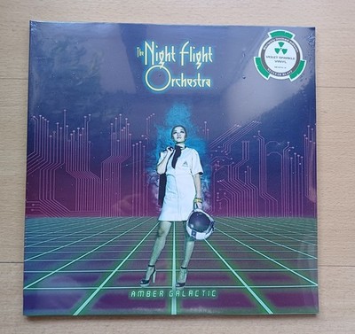 THE NIGHT FLIGHT ORCHESTRA amber galactic LP 2017 PURPLE VINYL 300 COPIES SEALED
