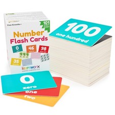 Number Flash Cards for Toddlers  Award-Winning - Toddler Large, Multi Color