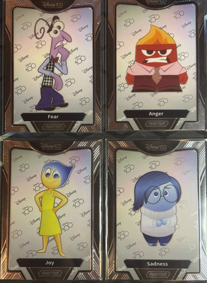 2023 Kakawow Phantom Disney 100 Base Inside Out 4-card lot