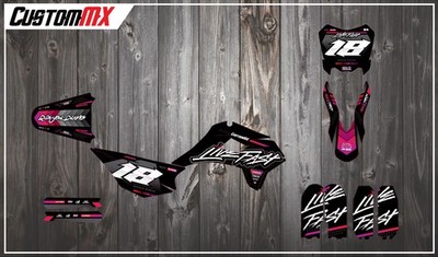 CustomMX - Grafik Kit: Passend für Stomp Z3 (Detriot) 120 140 160 Pitbikes