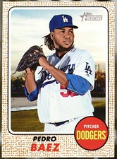 2017 Topps Heritage #78 Pedro Baez Baseball EX