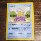 Pokémon Company Squirtle 1st Edition Base Set Shadowless 063/102