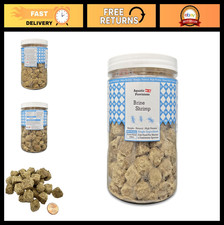 Freeze Dried Brine Shrimp Cubes 2.5oz - Premium Fish Food for Freshwater  Marin