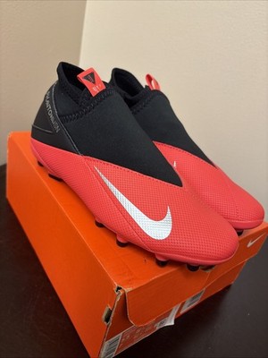 Nike Phantom Vision 2 Club DF FG MG Soccer Crimson CD4159-606 Men s Size 5.5