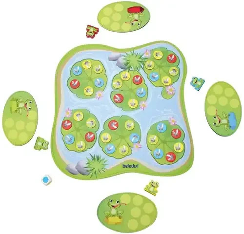 Beleduc Quaki Catch The Flies Colour Matching & Memory Game