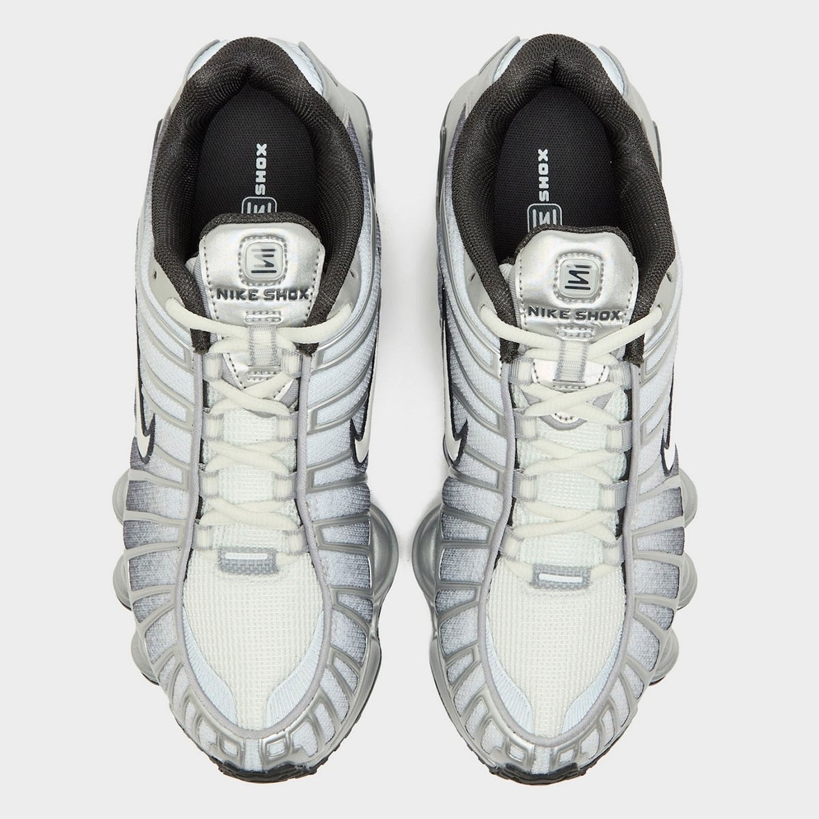 Nike Shox TL Print Metallic Silver Summit White IH4466-095 sz 7
