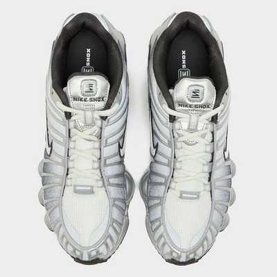 Nike Shox TL Print Metallic Silver Summit White IH4466-095 sz 7