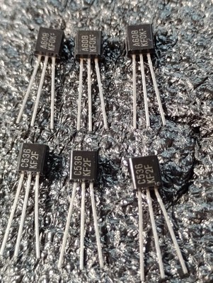 2 Transistor Sanyo 2SA608KF – Originali, Nuovi, Stock USA, Modello A608KF