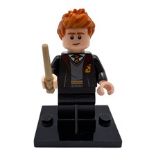 LEGO Harry Potter Percy Weasley minifigura con varita mágica 76454 hp556 Gryffindor