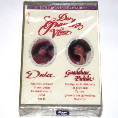 Dulce Y Guadalupe Pineda - 10 Boleros Inolvidables (Cassette Tape 1988) SEALED