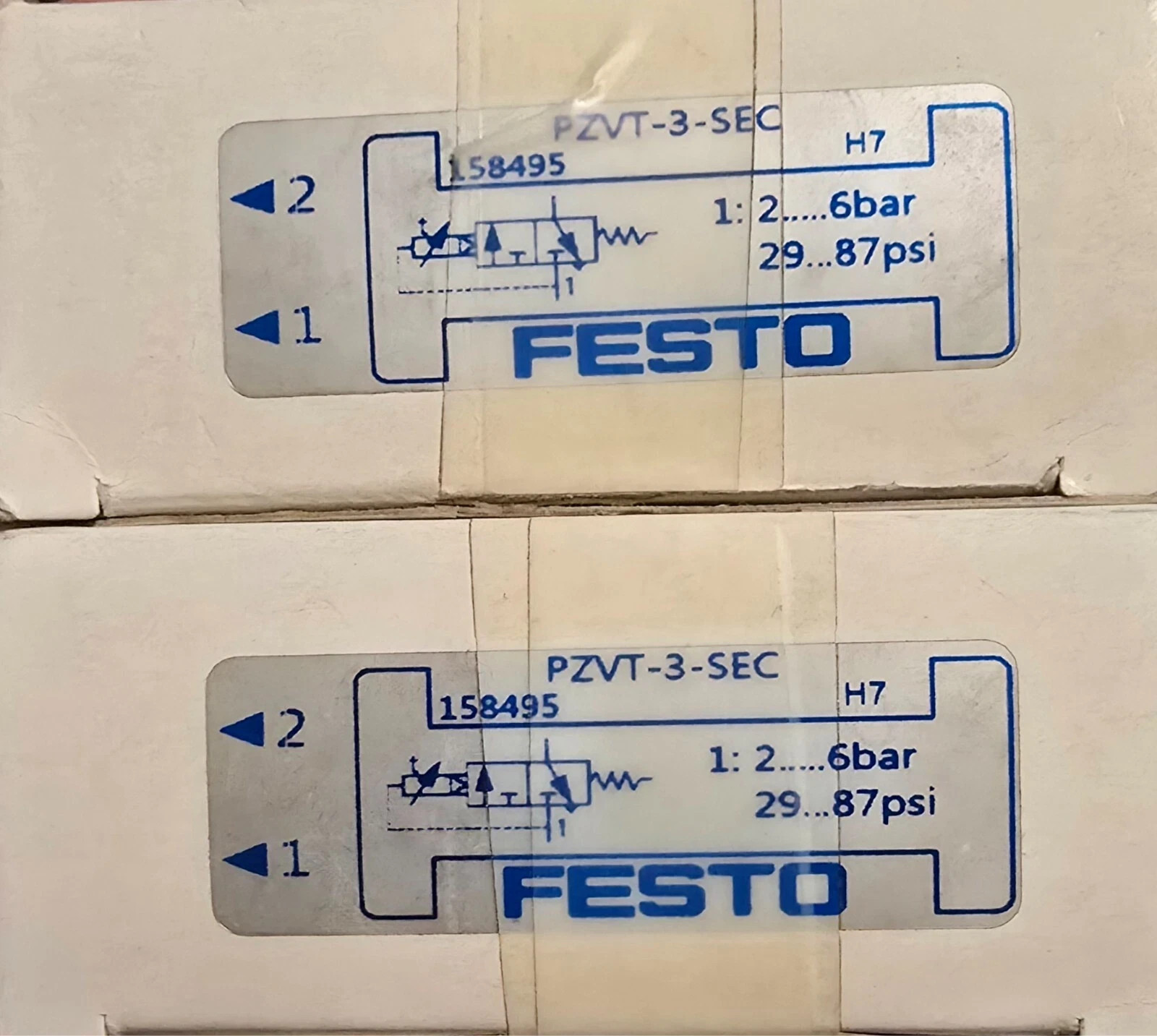 FESTO Pneumatic Timer PZVT-3-SEC 158495
