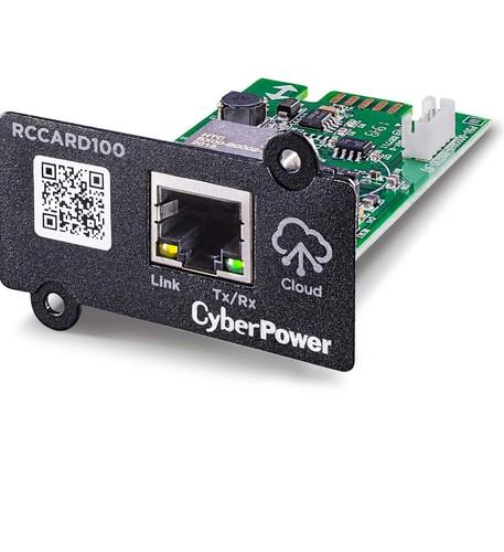 CyberPower Remote Cloud Card RCCARD100 - Connection via RJ45 port, for PR, OR, C - Picture 5 of 5