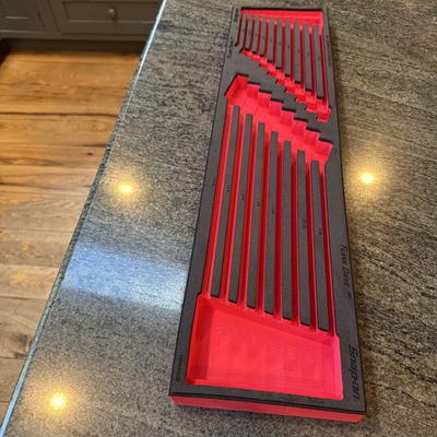 #ad Snap On fmwrs13b foam for 1 4” 1 5 16” flank drive plus wrench set NO TOOLS new $319.95