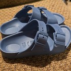 Birkenstock Arizona EVA Kids Blue Two-Strap Buckle Slide Sandals EU 28 US 10 — photo 4