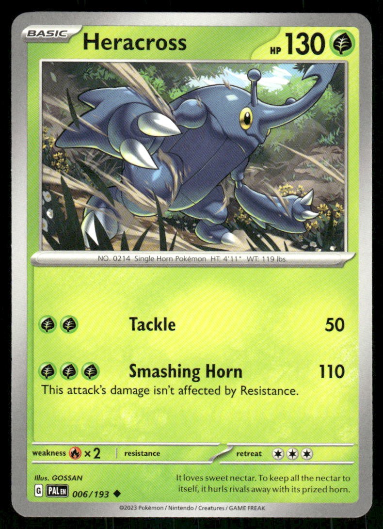Heracross 006/193 - Paldea Evolved - Uncommon NM